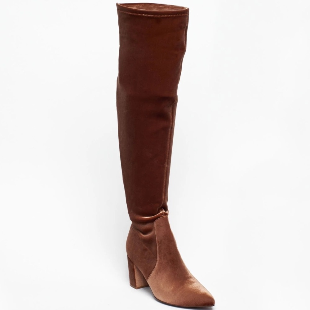 Elegant Brown Over-the-Knee Boots